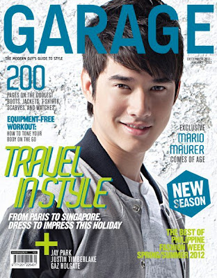 Mario Maurer covers Garage Magazine