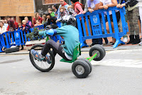 Bajada de goitiberas de las fiestas de Rontegi