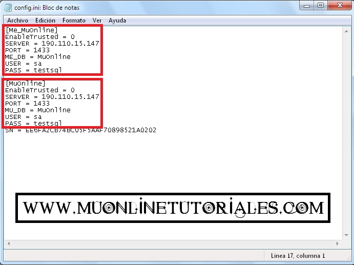 Configurando la conexion remota en el mueditor