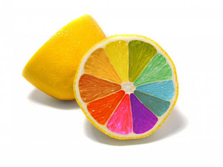 Rainbow Lemon wallpaper