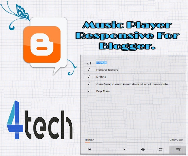 Music Player Responsive For Blogger.