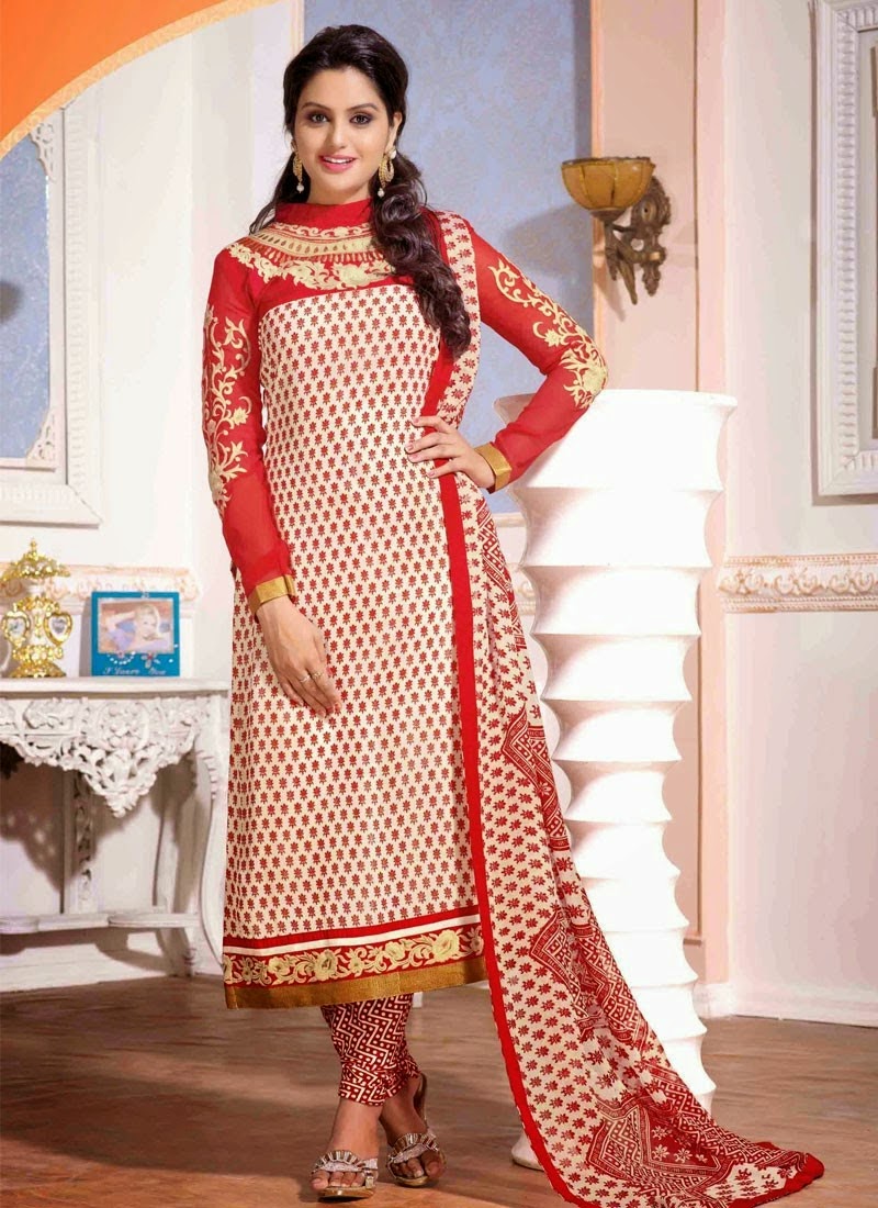 New Arrival Cambric Cotton Embroidery Long Salwar Kameez