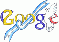 Día de la Independencia Argentina logo de Google