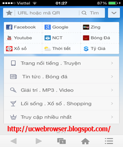 uc browser cho iphone