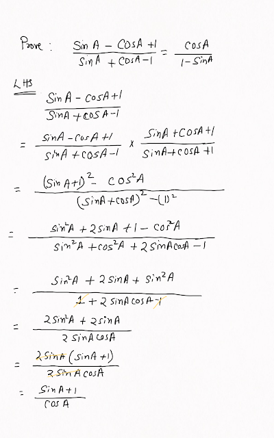 Class 10 ICSE MATHEMATICS SELINA EX 21E question 1(viii) trigonometry