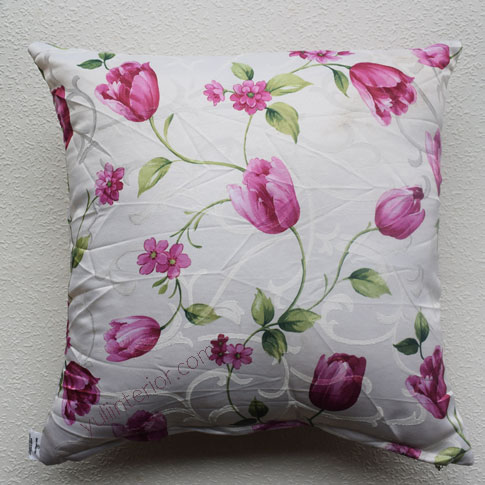 Buy White Bold Flowers Accent, Decorative Throw Pillow in Port Harcourt Nigeria