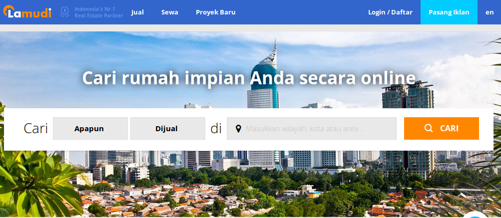 Website Jual Beli Rumah Dan Properti Di Indonesia - Jual 