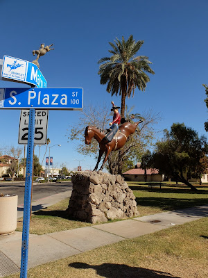 Bucking Bronc, Park Plaza Downtown Brawley, California