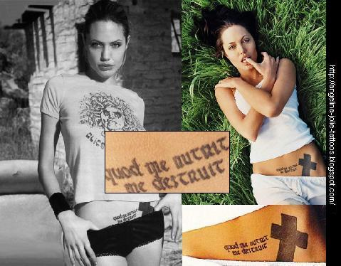 angelina jolie tattoo meaning. angelina jolie tattoos