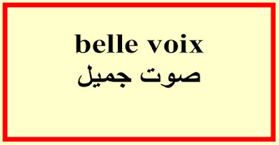 belle voix صوت جميل