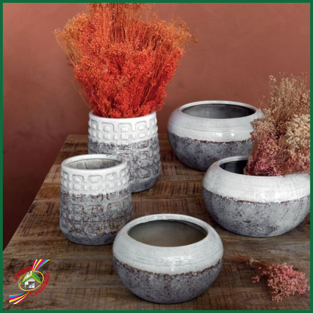 vaso portavaso in ceramica tognana 22 e 27 cm 