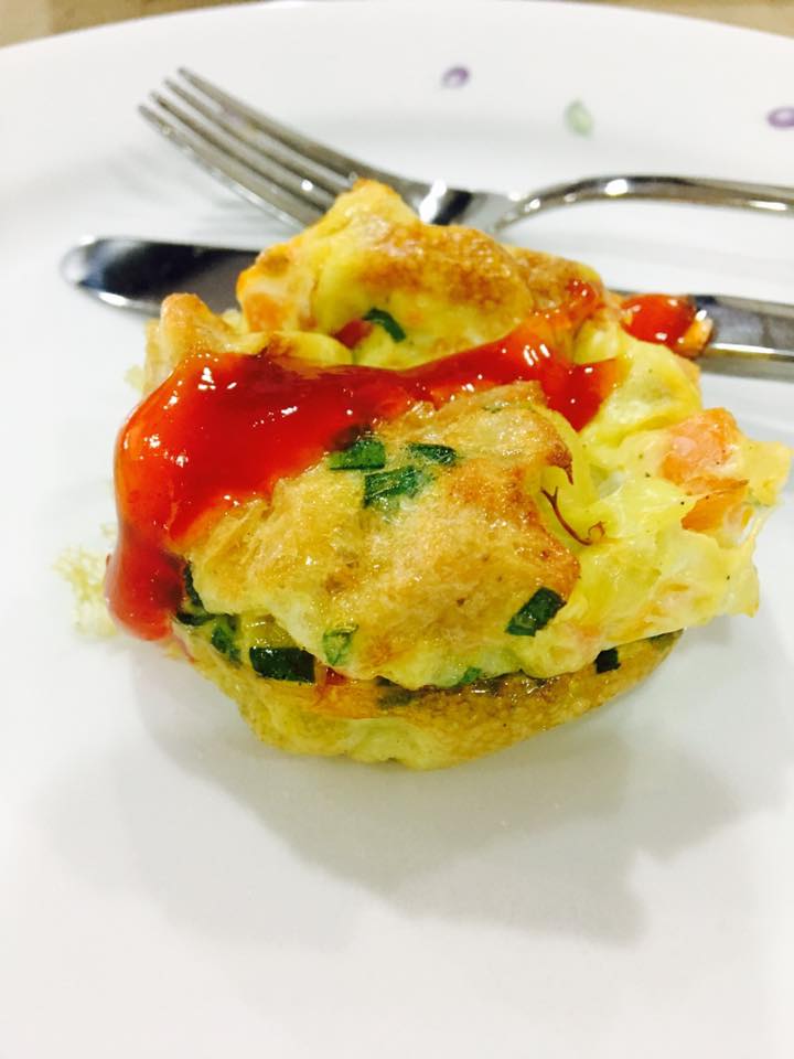 Cik Wan Kitchen: Muffin Telur untuk sarapan