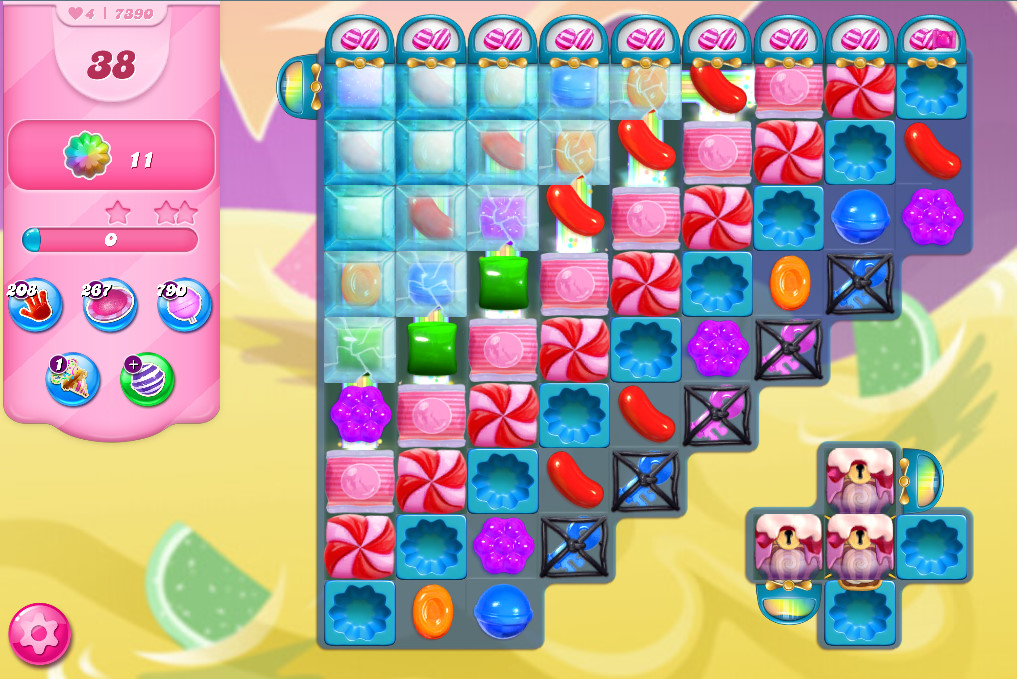 Candy Crush Saga level 7390