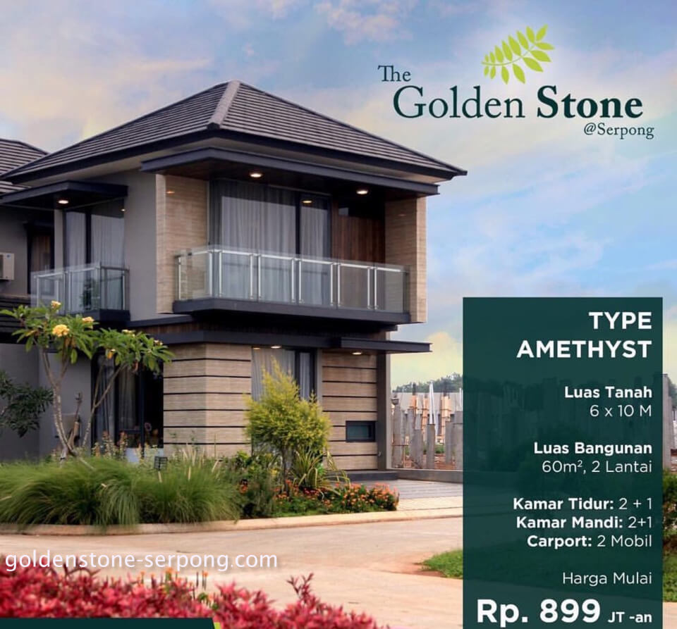 Rumah Contoh Golden Stone Serpong