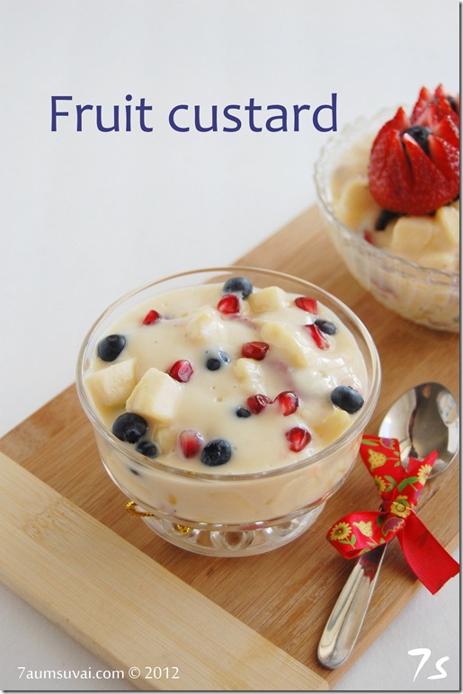 Fruit custard
