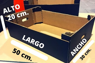 cajas para frutas medida 50x30x20