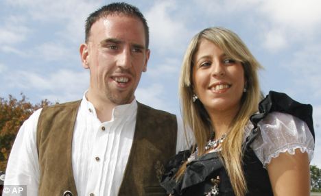 Franck Ribery Wife Wahiba Belhami 2013