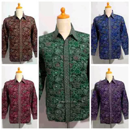  Desain Baju Kemeja Batik Pria Lengan Pendek Lengan 