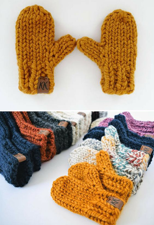 Magic Mittens - Knitting Pattern 