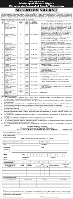 Ministry Of Human Rights Contract Base November Jobs 2020