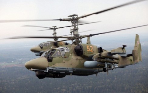 Specifications of the Russian Ka-52 Alligator Helicopter, Able to Maneuver Thanks to the Coaxial Dual Rotor Design