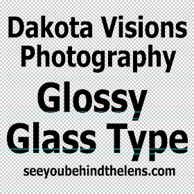 Step 1 - Text Effect Photoshop Tutorial: Glossy Glass Text | Tahoma #typography