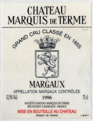 Ch.Marquis de Temeのエチケット