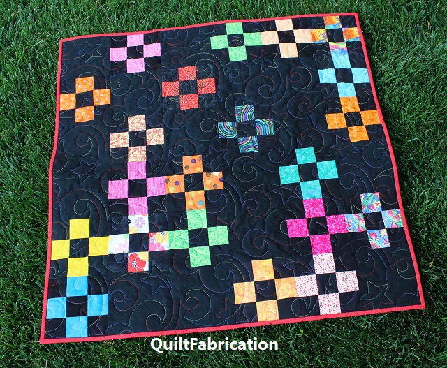 NINE PATCH QUILT-BABY QUILT