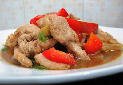 Resep Tumis Paprika Ayam