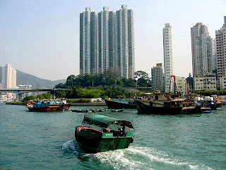 hongkong aberdeen harbour view