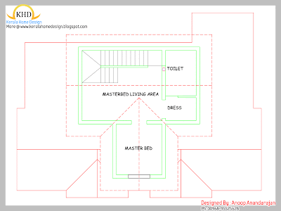 small budget house plan - 130 Square meter (1400 Sqft) - October 2011