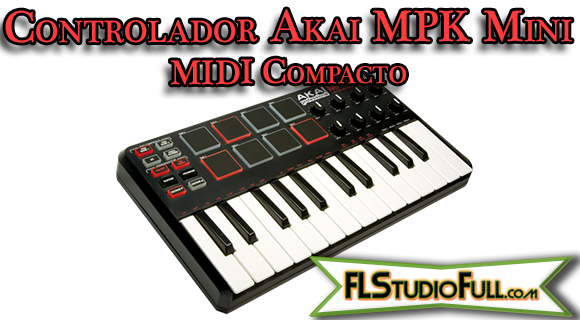 Controlador Akai MPK Mini - MIDI Compacto