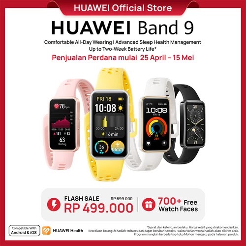 Penjualan perdana huawei band 9