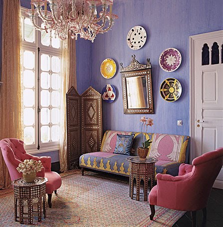 Moroccan Interior Design on Inspire Bohemia  Beautiful Wall Decor And Art  Plates  Part I
