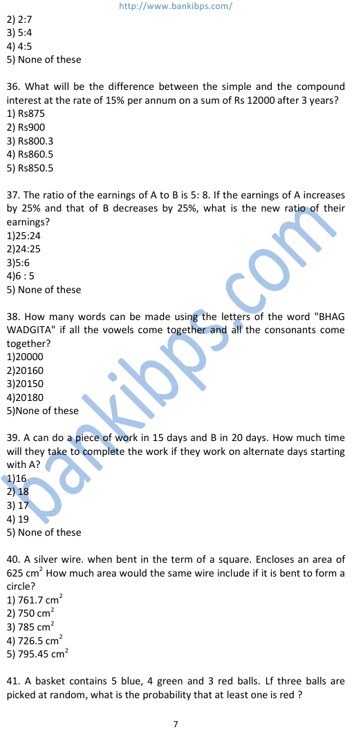 ibps mock test online for po