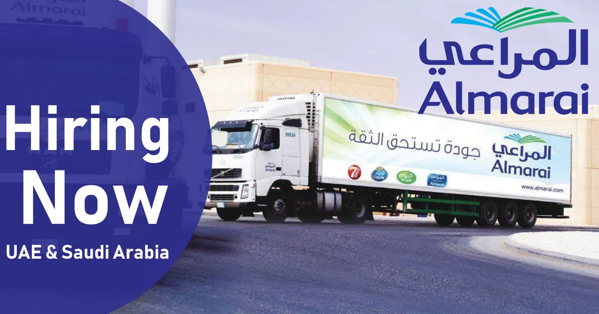 Almarai Job Vacancy | Saudi Arabia | UAE | Kuwait