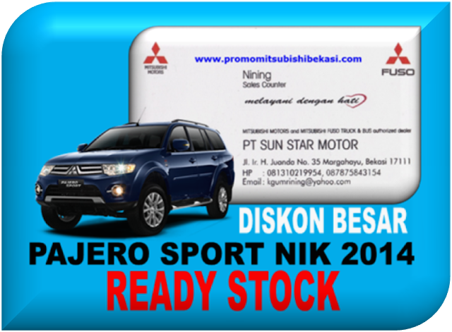 MITSUBISHI PAJERO SPORT NIK 2014 READY STOCK