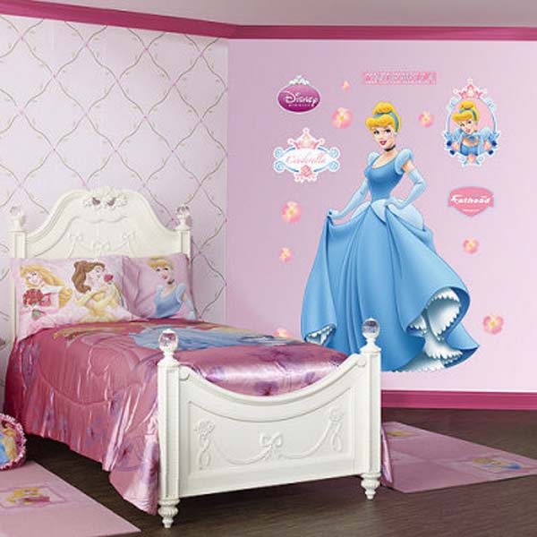 Disney Princess Bedroom Wall Idea