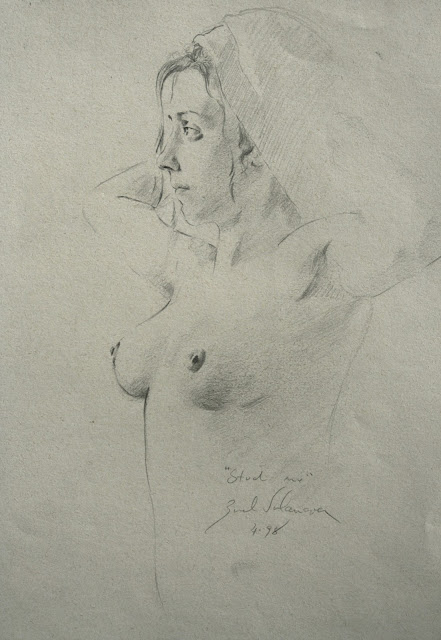 Erotico, lápiz, desnudo. Gabriel Vilanova. Gaito. Erotic