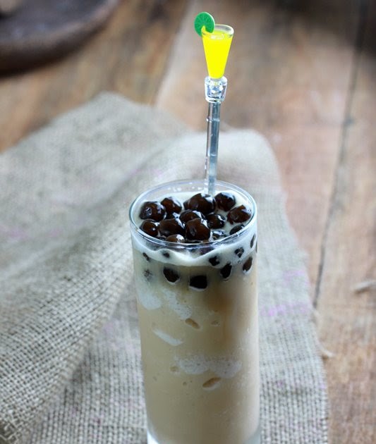 My Small Kitchen: Milk Tea Iced Blended with Black Pearls