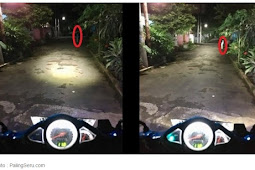 Merinding, Pocong Terlihat Seakan Menunggu Ojek Di Pinggir Jalan