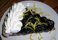 Blueberry pie from Solstice Cafe, photo courtesy of Sustainable Table