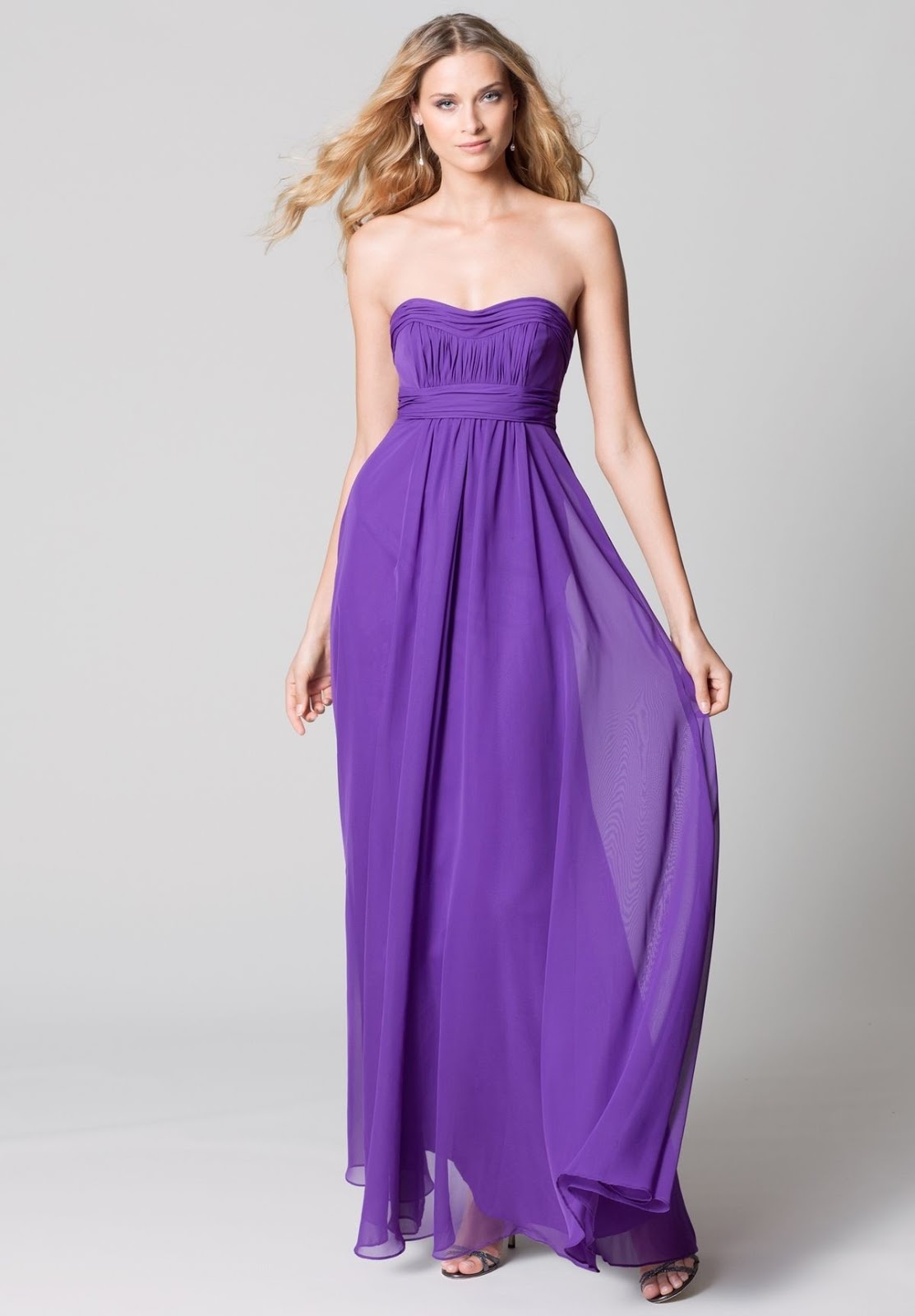  Purple  Bridesmaid  Dress 