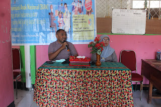 Bulan Imunisasi Anak Nasional (BIAN) - UPTD SD Islam Negeri Cokroaminoto 02 Kalabahi kerjasama dengan Puskesmas Kenarilang