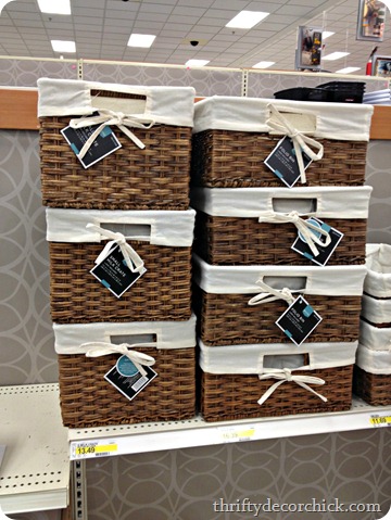 pretty storage bins