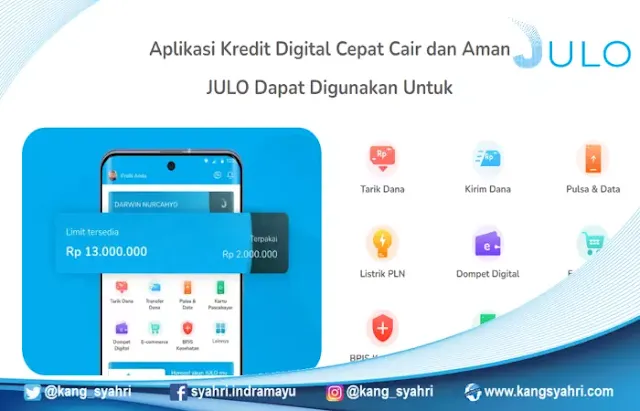 Fitur dan layanan aplikasi kredit digital JULO