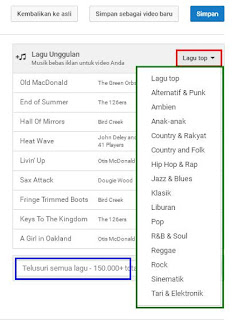 Cara Menambahkan Musik pada Video di Youtube