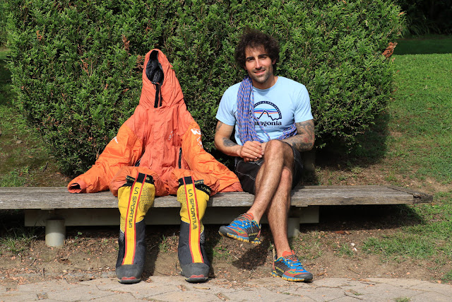 Jonatan García, en el jardín botánico