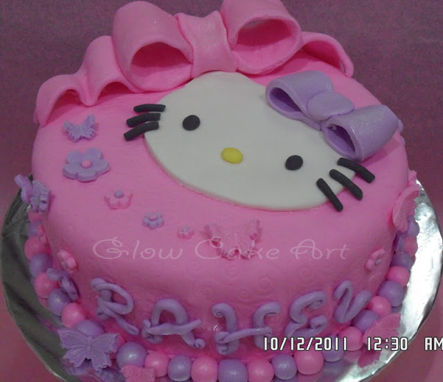 Kue Hello kitty untuk ulang tahun