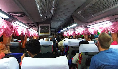 Thailand bus interior